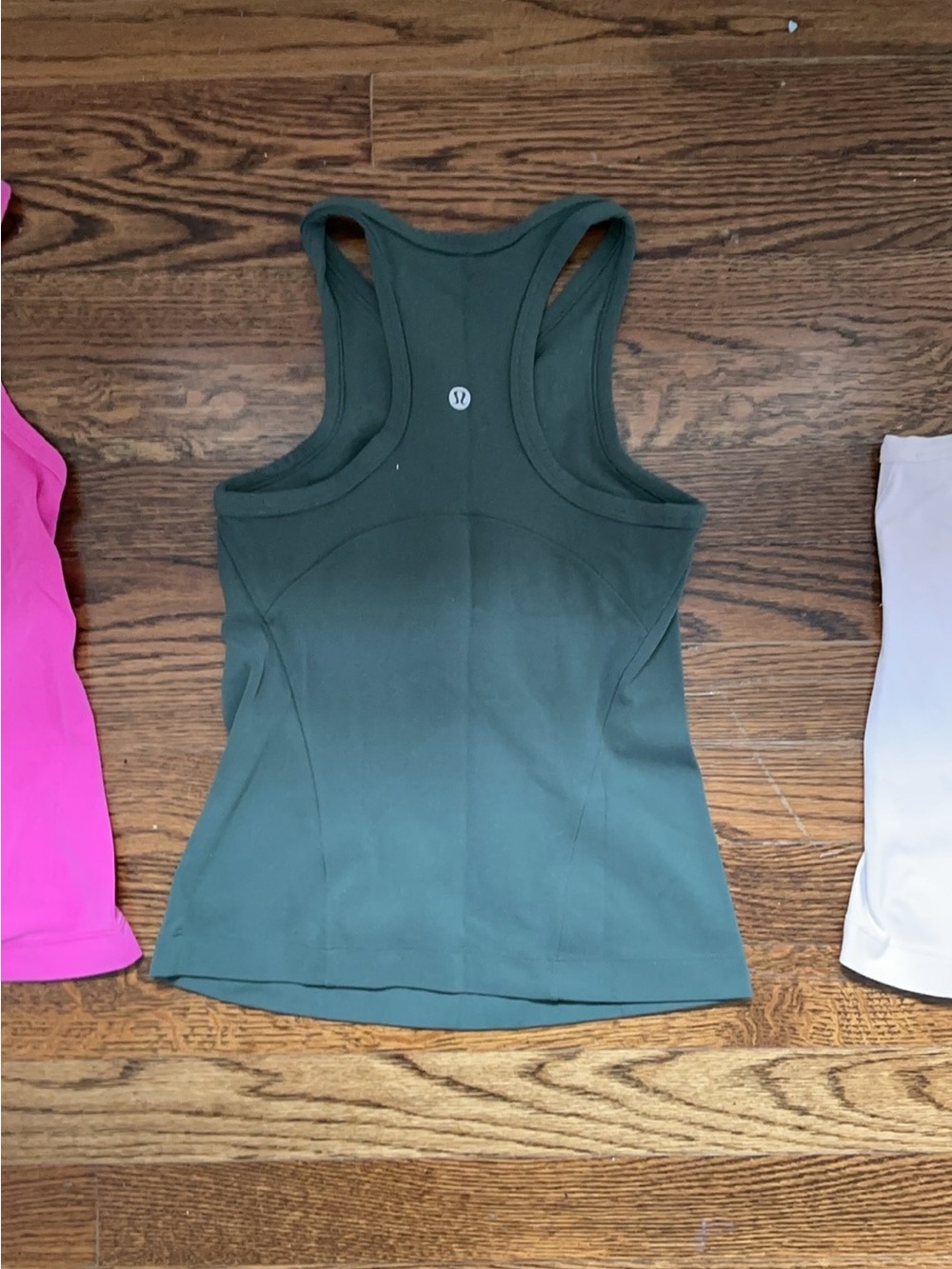 lululemon athletica deep green racerback tank